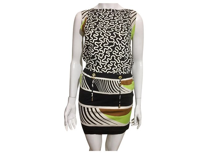 Diane Von Furstenberg Vestido de seda DvF Alardo Multicolor