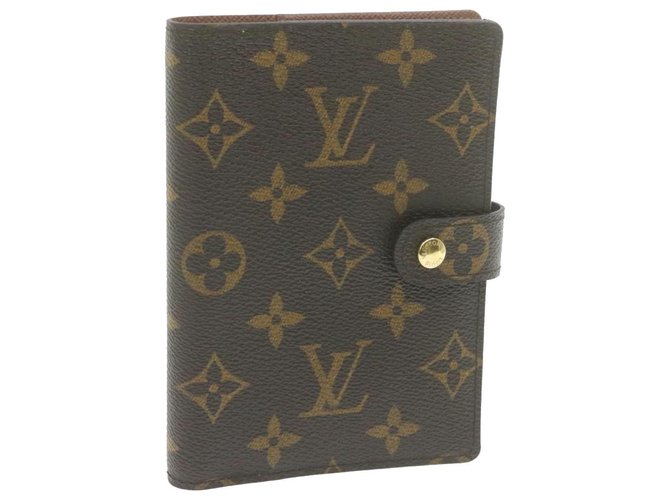 Louis Vuitton Agenda Cover Brown Cloth  ref.276859