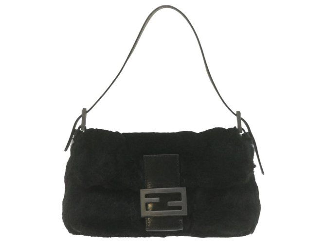 Fendi Shoulder Bag Black Cloth  ref.276864