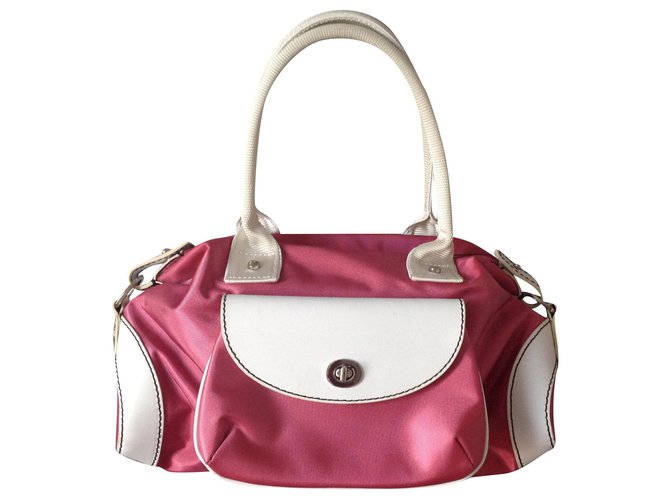 Lancel Handbags Pink Cloth  ref.277040