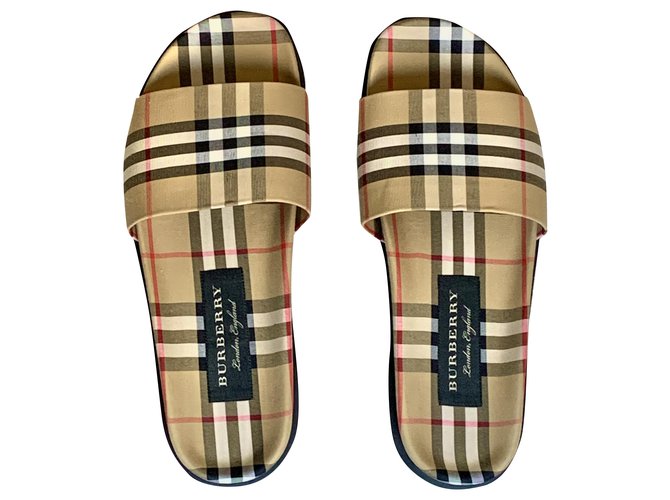 Sandales Burberry Check  ref.277059