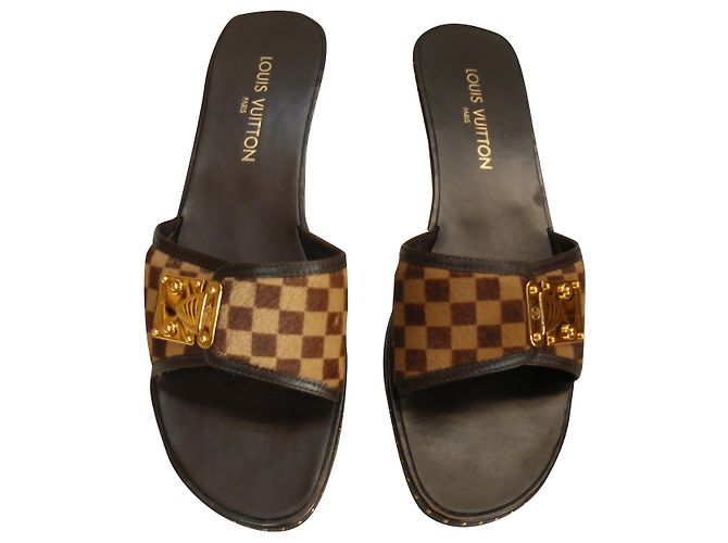 Louis Vuitton Mulas Marrom