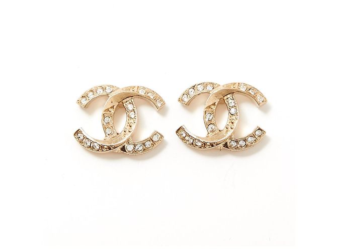 Orecchino Chanel CC D'oro Metallo