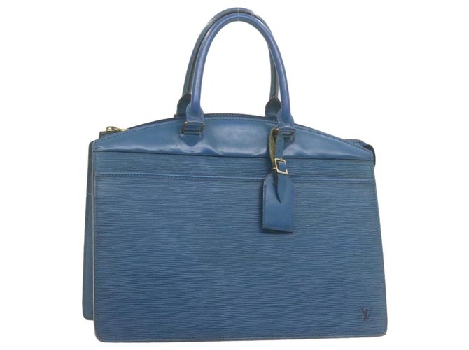 Louis Vuitton Riviera Azul Couro  ref.277171