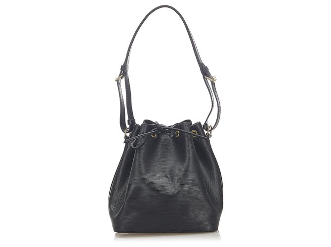 Louis Vuitton Black Epi Petit Noe Leather  ref.277212