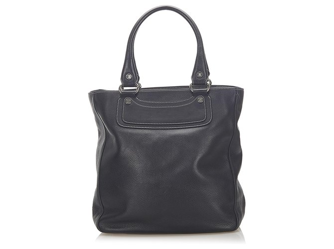 Céline Celine Black Boogie Leather Tote Bag Pony-style calfskin  ref.277220