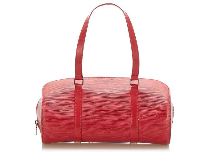 Louis Vuitton Red Epi Soufflot Leather  ref.277293