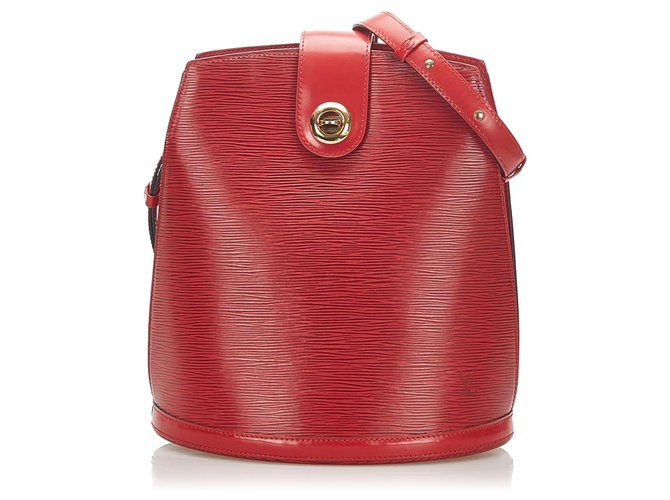 Louis Vuitton Red Epi Cluny Leather  ref.277308
