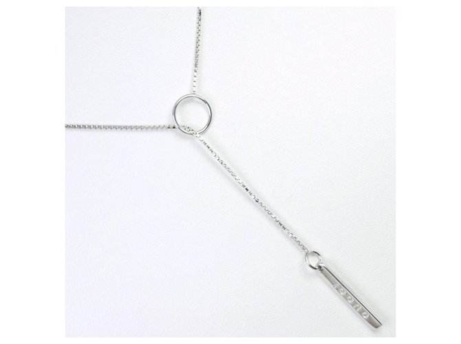 Gucci Necklace Silvery White gold  ref.277394