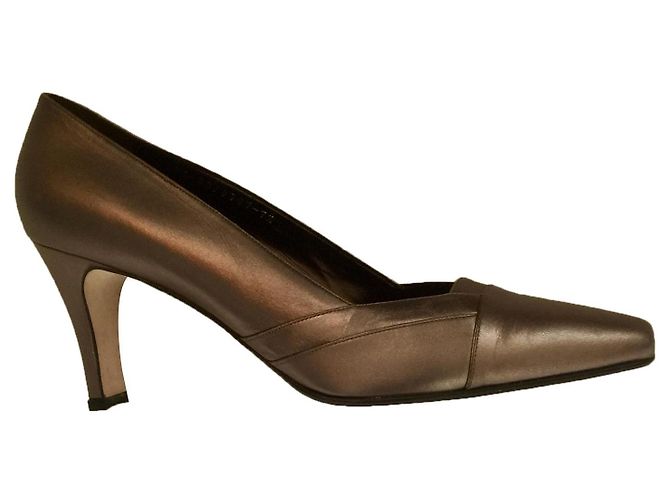 Gina bronze mist pumps Metallic
