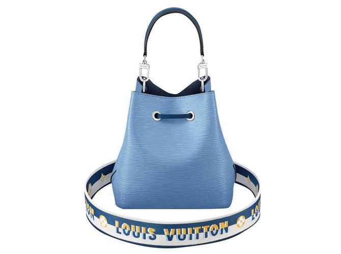 Louis Vuitton Cuir LV NeoNoe BB Epi Bleu  ref.277453