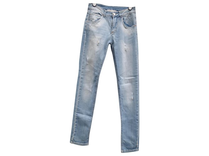 Jeans Twin Set T26 Azul claro Algodão  ref.277492