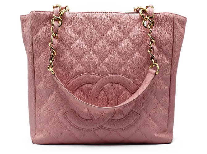 Chanel Handtaschen Pink Leder  ref.277495