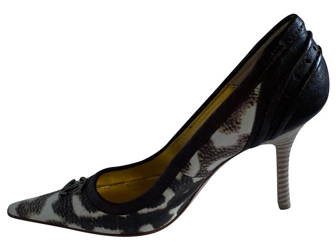 Just Cavalli NUR CAVALLI LEINWANDPUMPE Braun