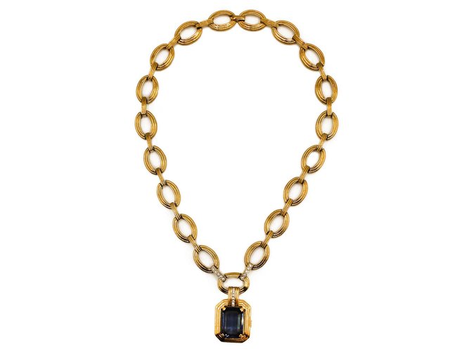 Dior Collares Gold hardware Chapado en oro  ref.277506