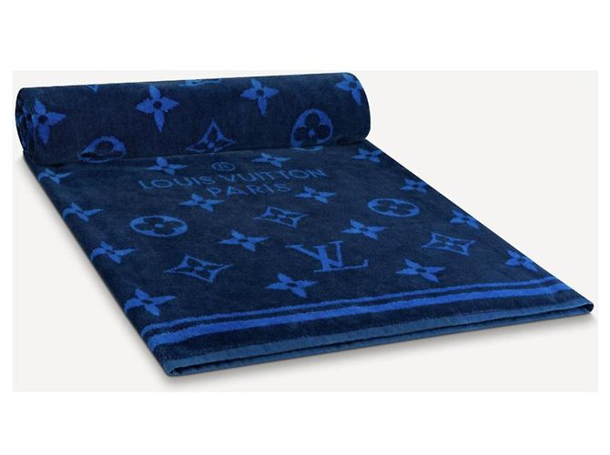 Louis Vuitton Serviette de plage LV neuve Bleu