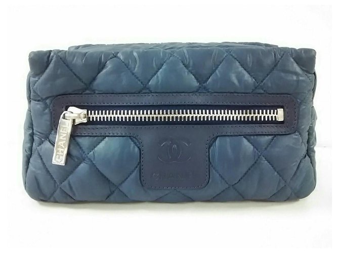 Chanel COCO COCOON Synthétique Bleu Marine  ref.277809