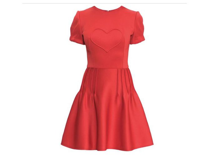 Autre Marque Dresses Red Polyester  ref.277947