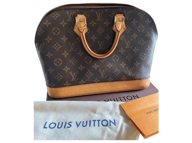 Bolsa Louis Vuitton Alma MM Monogram Canvas Marrom