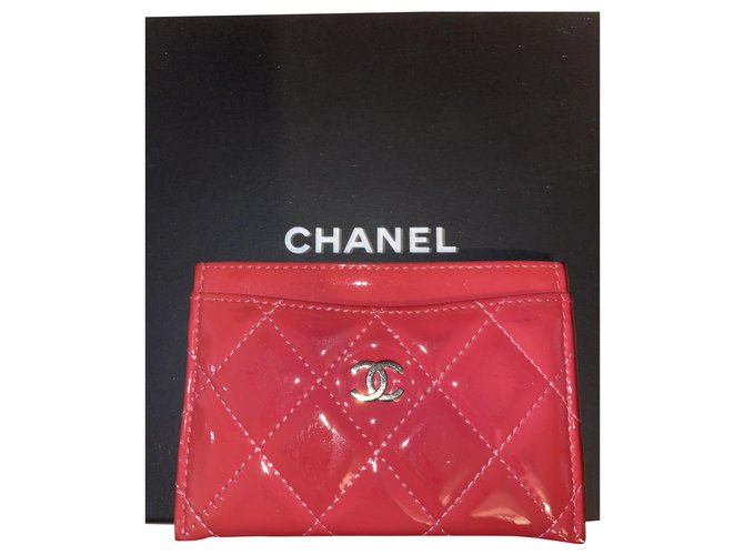Chanel borse, portafogli, casi Rosa Pelle verniciata  ref.278809