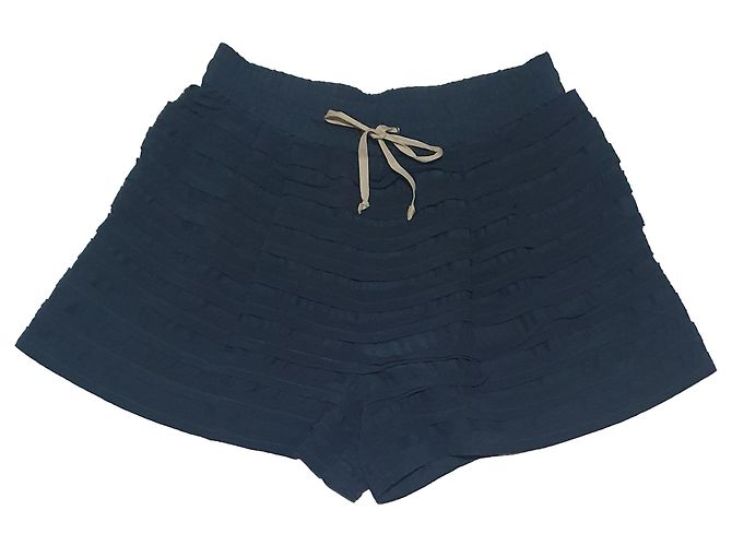 Pantaloncini 3.1 Phillip Lim in seta blu