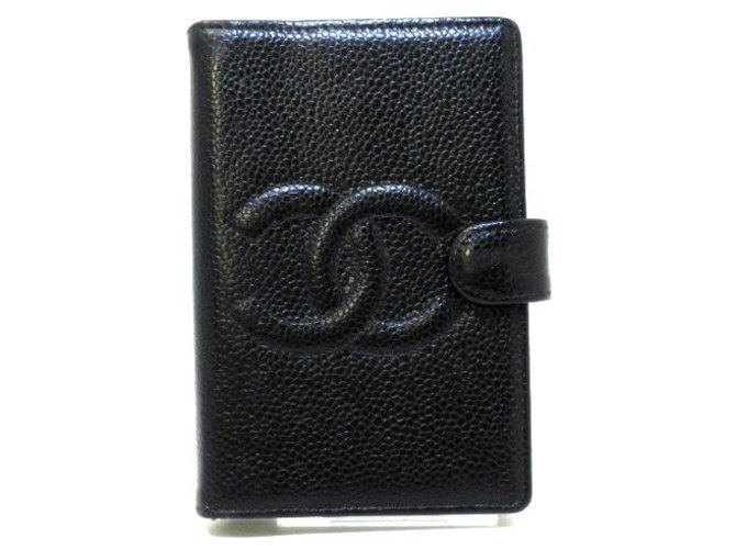 Chanel Couverture agenda Black Exotic leather  ref.278907