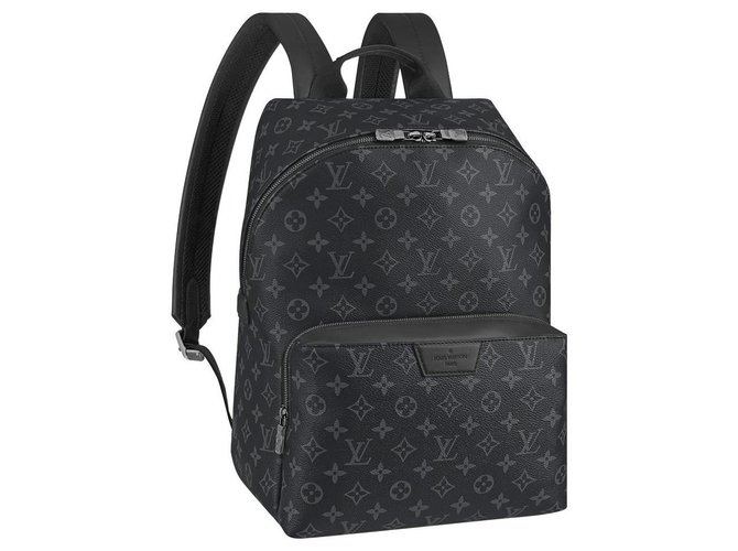 Louis Vuitton LV Discovery backpack Grey Leather  ref.278982