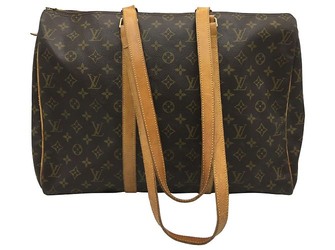 Keepall Bolsa Louis Vuitton Flânerie Monogram XL Marrom