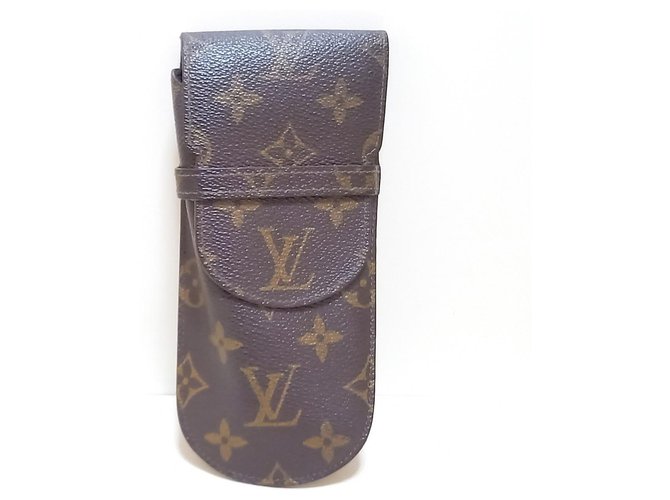 Louis Vuitton Eyeglass case Brown Cloth  ref.279519