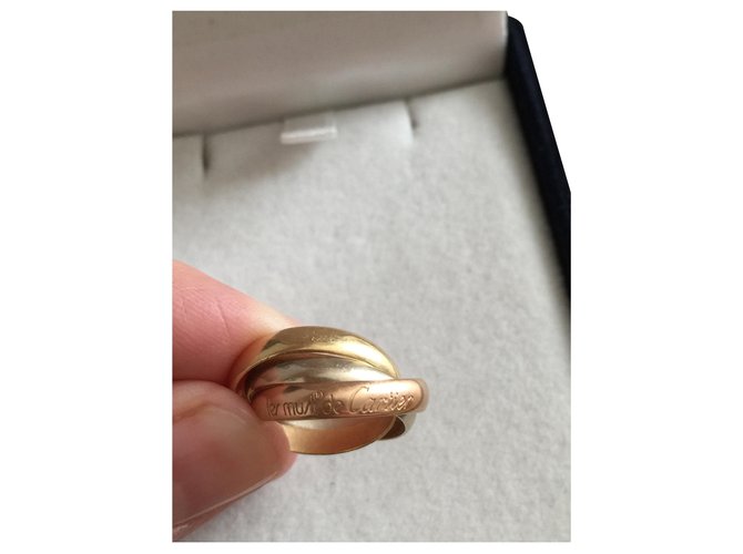Love Cartier Trinity Ring Gold Gold hardware