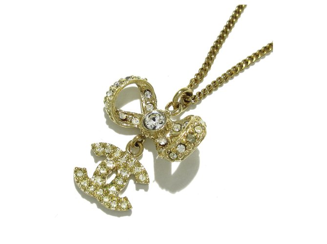 Chanel necklace Golden Metal  ref.279623