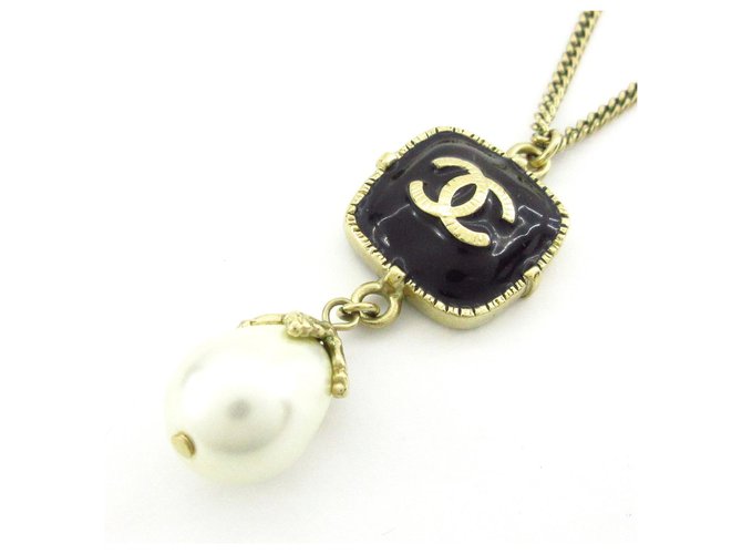 Chanel necklace Golden Metal  ref.279638