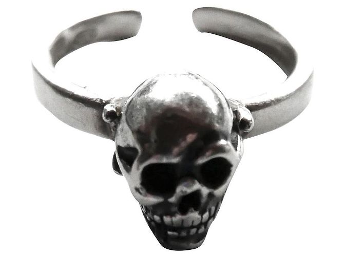 Delfina Delettrez Schädel Set Ring Silber