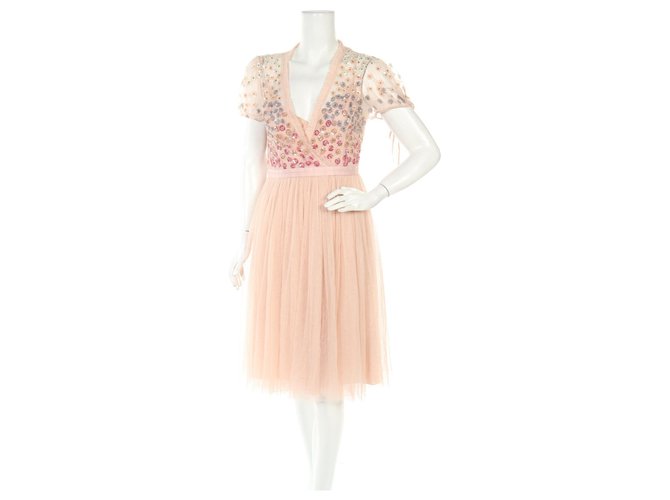 Needle & Thread Kleid Rosa Pink 