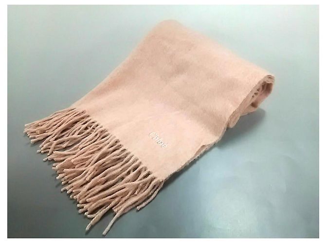 Sciarpa Chloé Rosa Lana