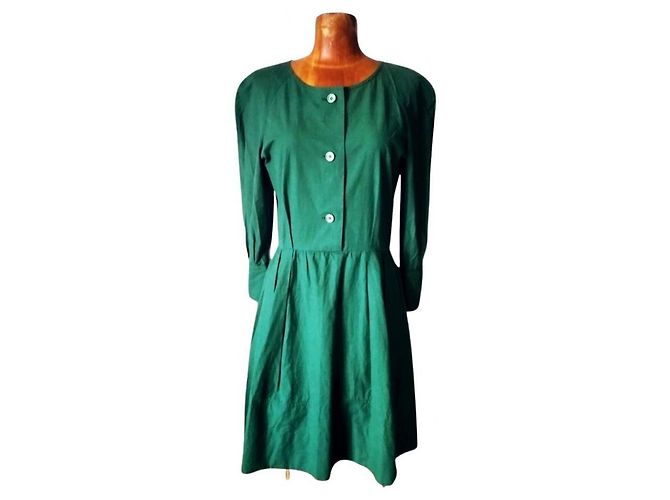 Vestido verde Christian Dior Verde oscuro