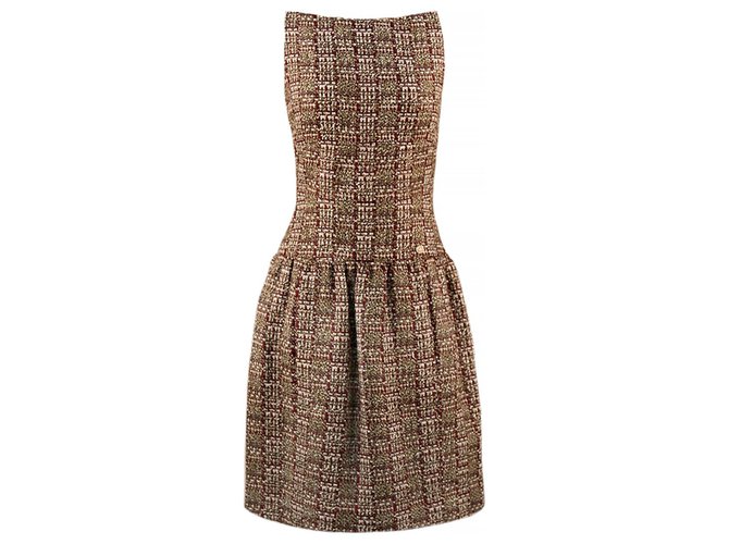 Chanel lesage tweed dress Multiple colors  ref.280291