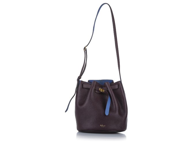Mulberry Brown Abbey Leather Bucket Bag Pony-style calfskin  ref.280434