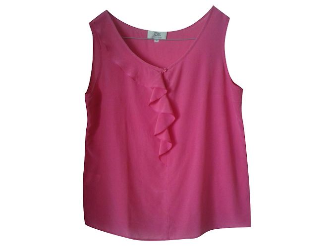 Top de seda rosa Pablo De Gerard Darel Tamanho 36