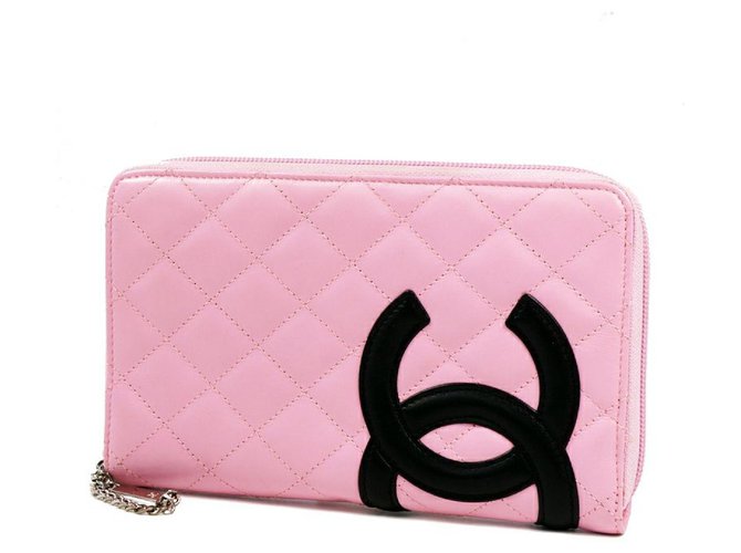 portefeuille pochette chanel cambon cuir