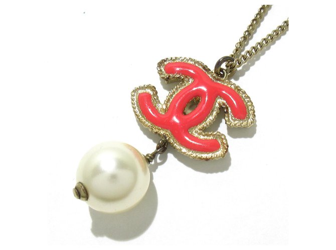 Chanel necklace Golden Metal  ref.280853