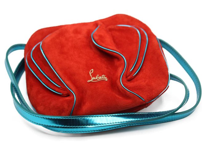 Christian Louboutin Handbags Red Velvet  ref.280882