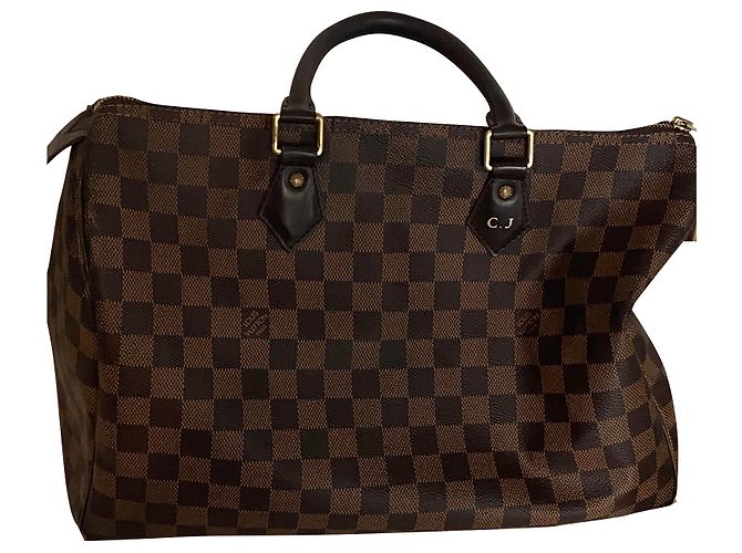 Borsa a mano Louis Louise in pelle marrone