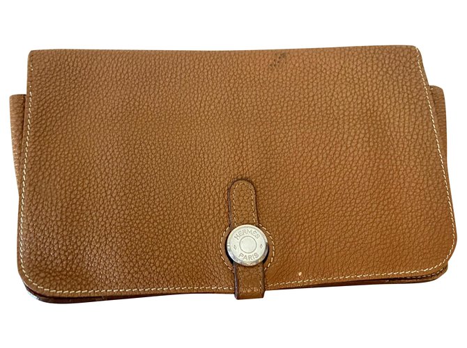 Hermès Dogon Light brown Leather  ref.281116