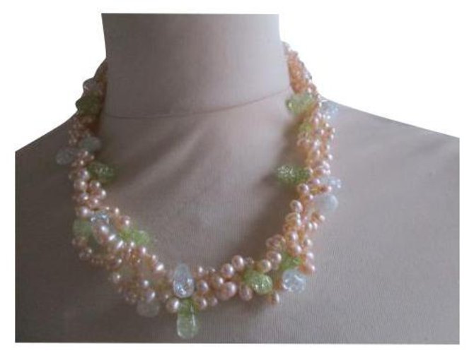 Autre Marque Necklaces Pink Pearl  ref.281128