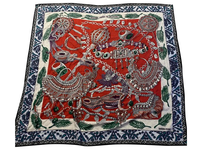 Hermès zenobie, reine de palmyres Cachemire Rouge  ref.281160