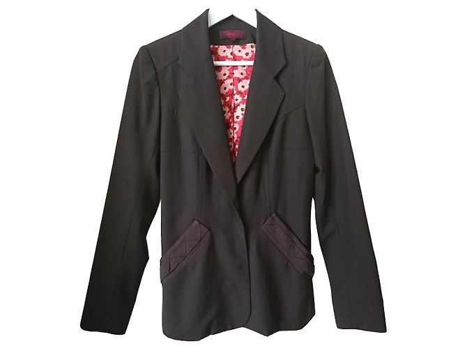 Kenzo Wool Jacket Chocolate
