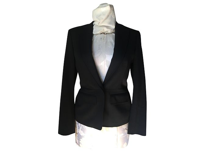 Conjunto de Saia Gucci de Lã Preto