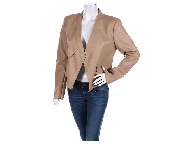Bcbg Max Azria Lederjacke Braun