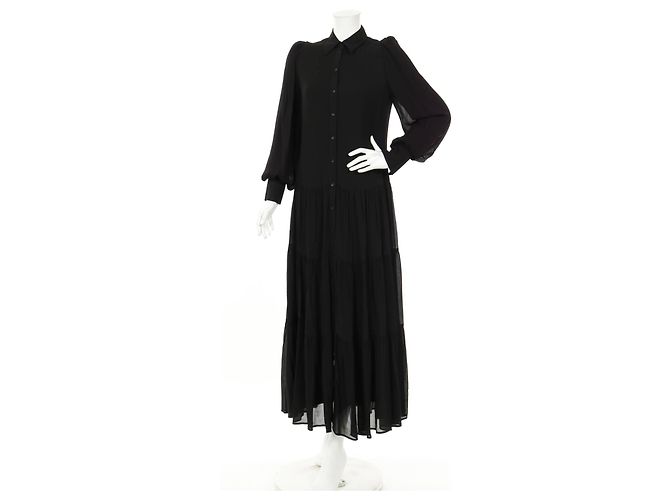 Autre Marque Ivy and Oak Kleid Schwarz Viskose